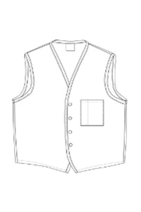 Hunter 4-Button Unisex Vest with 1 Pocket