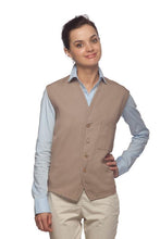 Load image into Gallery viewer, Cardi / DayStar Khaki 4-Button Unisex Vest with 1 Pocket