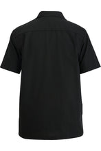 Load image into Gallery viewer, Men&#39;s Essential Zip-Front Service Shirt - Black