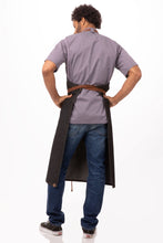 Load image into Gallery viewer, Memphis Black Denim Chefs Bib Apron