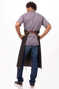 Memphis Black Denim Chefs Bib Apron