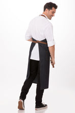 Load image into Gallery viewer, Memphis Indigo Blue Denim Chefs Bib Apron