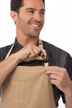 Load image into Gallery viewer, Austin Natural Chefs Bib Adjustable Apron (1 Pocket)