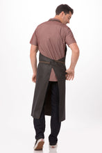 Load image into Gallery viewer, Boulder Black &amp; Brown Chefs Bib Apron