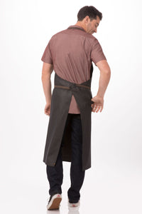 Boulder Black & Brown Chefs Bib Apron