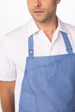 Load image into Gallery viewer, Medford French Blue Bib (3 Pockets)