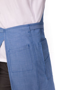 Medford French Blue Bib (3 Pockets)