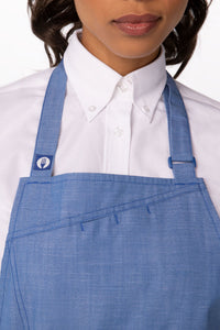 Medford French Blue Short Bib (3 Pockets)