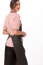 Load image into Gallery viewer, Boulder Black &amp; Brown Bib Apron