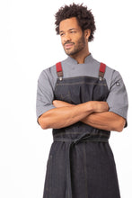 Load image into Gallery viewer, Berkeley Indigo Denim Chef&#39;s Bib Apron