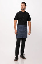 Load image into Gallery viewer, Chef Works Blue Largo Half Bistro Apron