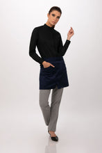 Load image into Gallery viewer, Chef Works Dark Navy Largo Half Bistro Apron