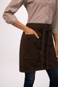 Olympia Half Bistro Apron (2 Pocket Reversible)