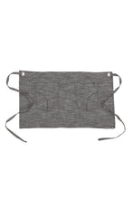 Load image into Gallery viewer, Corvallis Black &amp; Steel Grey Half Bistro Apron