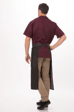 Load image into Gallery viewer, Corvallis Black &amp; Burgundy Bistro Apron