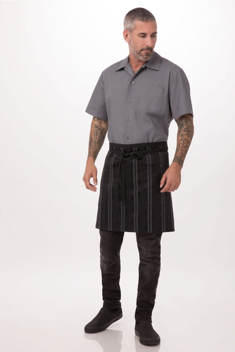 Presidio Black Half Bistro Apron