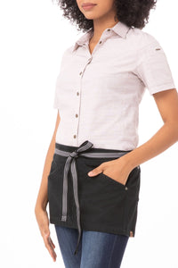 Berkeley Jet Black Waist Apron