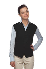 Load image into Gallery viewer, Cardi / DayStar Black 4-Button Unisex Vest with 1 Pocket