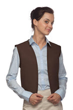 Load image into Gallery viewer, Cardi / DayStar Brown No Buttons Unisex Vest with No Pockets