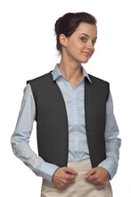 Load image into Gallery viewer, Cardi / DayStar Charcoal No Buttons Unisex Vest with No Pockets