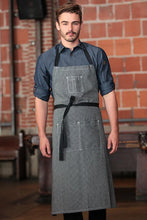 Load image into Gallery viewer, Chef Works Portland Indigo Chefs Bib Apron