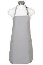 Load image into Gallery viewer, Bib Adjustable Apron (2-Patch Pockets)