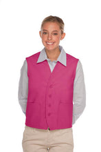 Load image into Gallery viewer, Cardi / DayStar Hot Pink 4-Button Unisex Vest with 2 Pockets