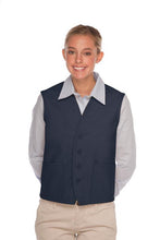 Load image into Gallery viewer, Cardi / DayStar Navy 4-Button Unisex Vest with 2 Pockets