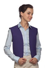 Load image into Gallery viewer, Cardi / DayStar Purple No Buttons Unisex Vest with No Pockets