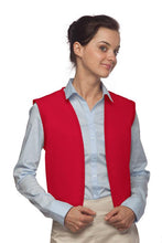 Load image into Gallery viewer, Cardi / DayStar Red No Buttons Unisex Vest with No Pockets