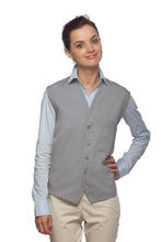 Load image into Gallery viewer, Cardi / DayStar Silver 4-Button Unisex Vest with 1 Pocket