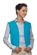 Load image into Gallery viewer, Cardi / DayStar Turquoise No Buttons Unisex Vest with No Pockets