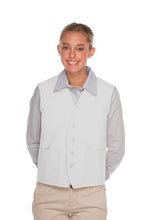 Load image into Gallery viewer, Cardi / DayStar White 4-Button Unisex Vest with 2 Pockets