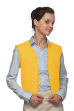 Load image into Gallery viewer, Cardi / DayStar Yellow No Buttons Unisex Vest with No Pockets