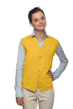 Load image into Gallery viewer, Cardi / DayStar Yellow 4-Button Unisex Vest with 1 Pocket