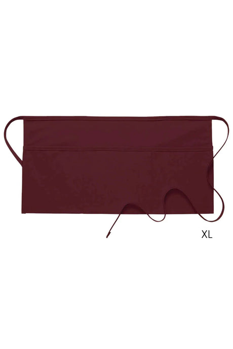 Maroon XL Waist Apron (3 Pockets)