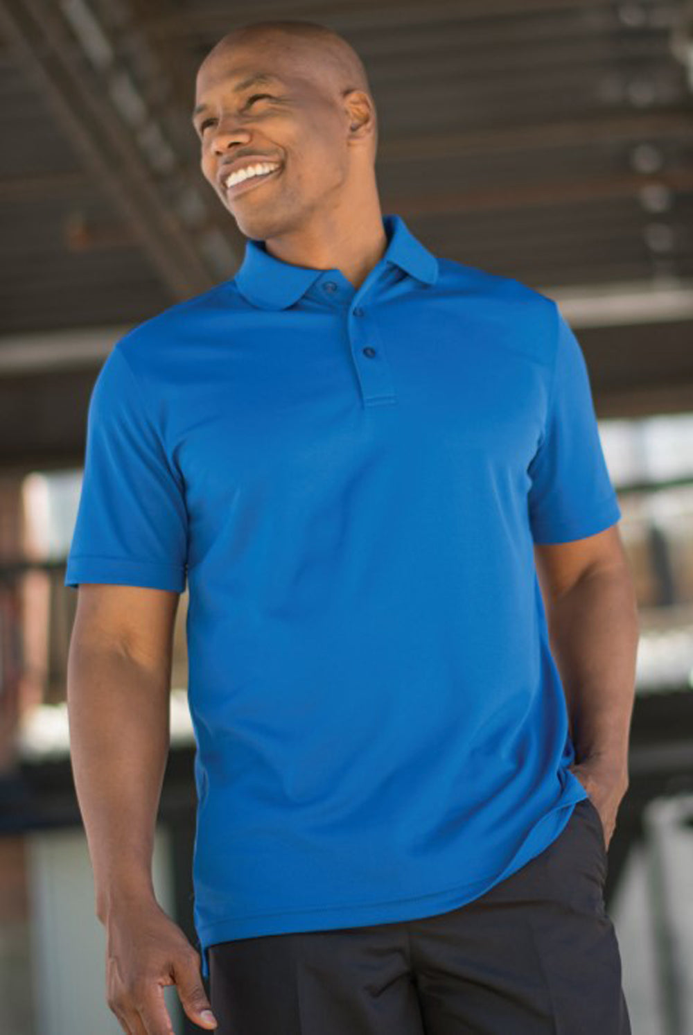 Royal blue outlet performance polo