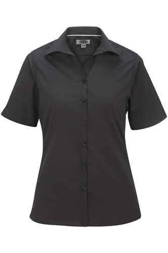 Edwards XXS Ladies' Short Sleeve Poplin - Steel Grey