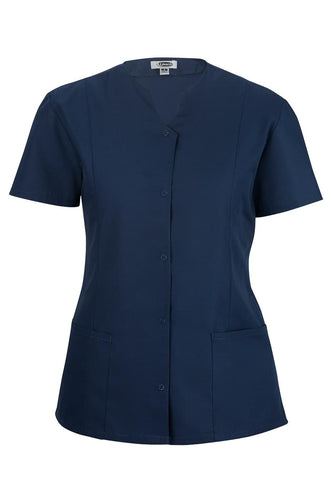 Edwards XXS Navy Housekeeping Snap Front Tunic