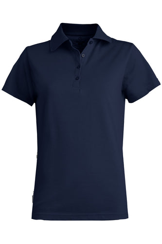 Edwards Ladies' Pique Polo - Navy