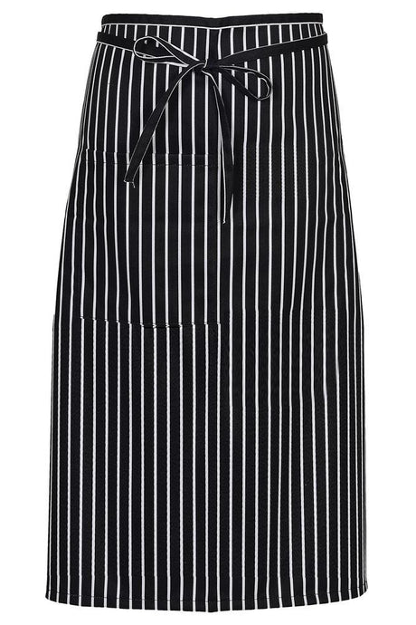 Fame Chalkstripe Bistro Apron (1 Pocket w/ Pencil Divide)