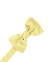 Load image into Gallery viewer, Cardi Canary Luxury Satin Bow Tie