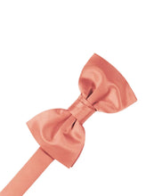 Load image into Gallery viewer, Cardi Coral Reef Luxury Satin Bow Tie
