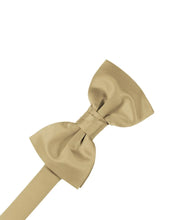 Load image into Gallery viewer, Cardi Golden Luxury Satin Bow Tie
