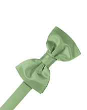 Load image into Gallery viewer, Cardi Sage Luxury Satin Bow Tie