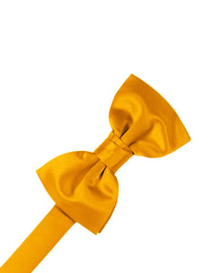 Cardi Tangerine Luxury Satin Bow Tie