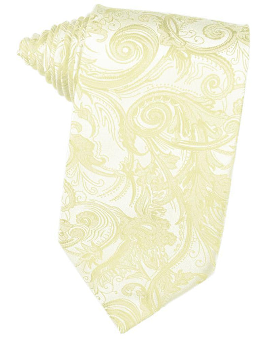 Cardi Self Tie Canary Tapestry Necktie