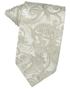 Cardi Self Tie Platinum Tapestry Necktie