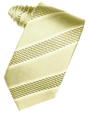 Load image into Gallery viewer, Cardi Self Tie Buttercup Venetian Stripe Necktie