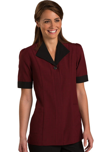 Edwards Burgundy Pinnacle Housekeeping Tunic